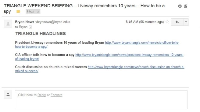 Censored Triangle Weekend Briefing